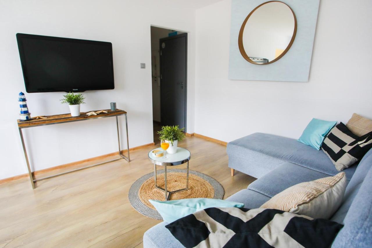 Apartament Blekitno Na Bialym Władysławowo Eksteriør billede